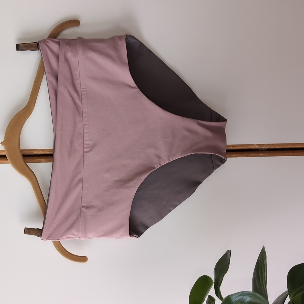 Lululemon All That Glimmers High Waisted Bottom L Lunar Rock Pink Taupe